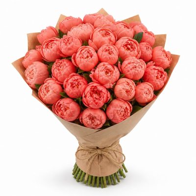 25 пионов